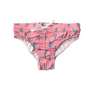 NWT Bermies Swim Briefs Size Medium Cactus 2.0 Lined Vacation Beach
